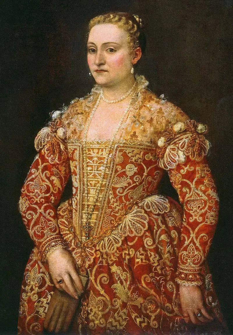 Porträtt av en dam - Paul Véronèse