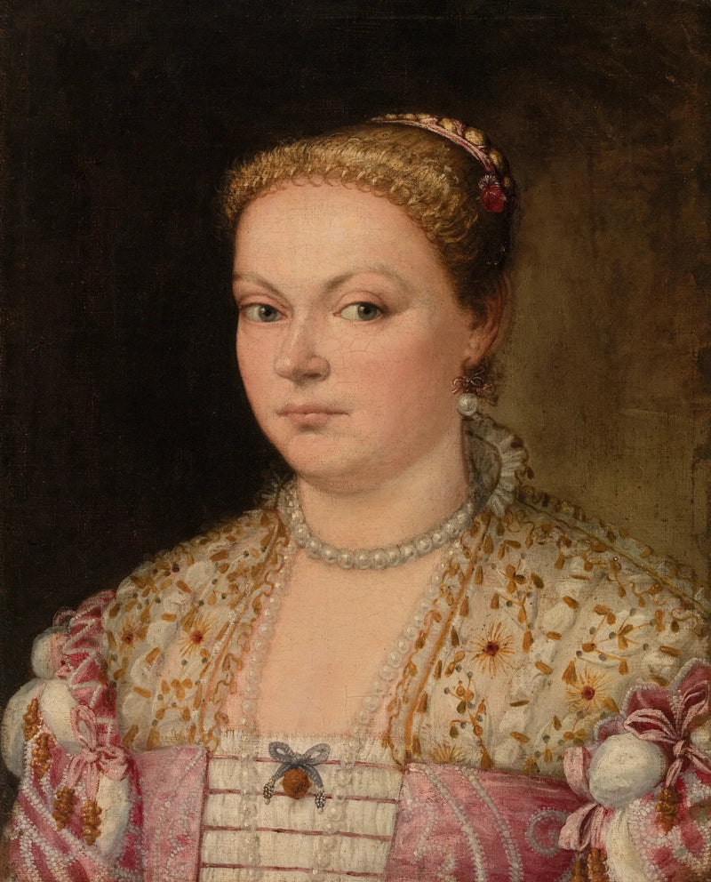 Porträtt av en dam - Paul Véronèse
