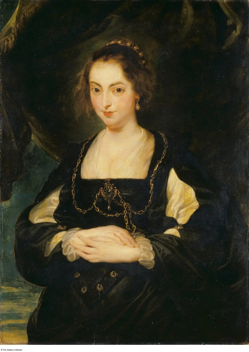 Porträtt av en dam - Peter Paul Rubens