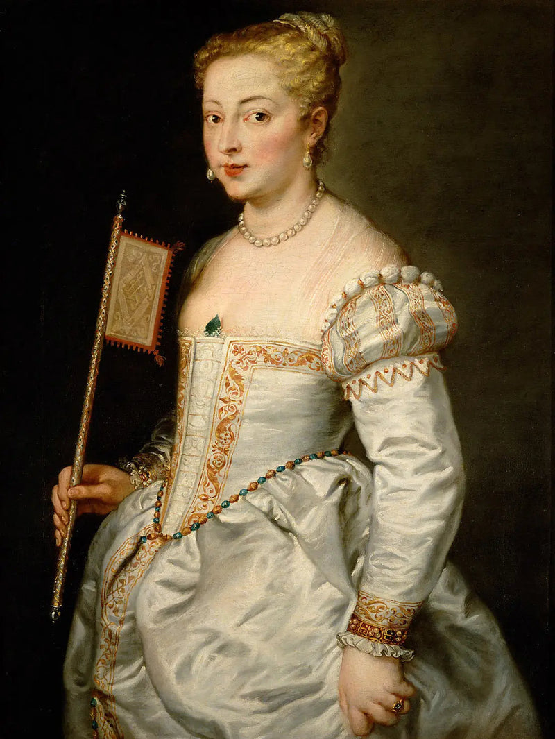 Porträtt av en dam - Peter Paul Rubens