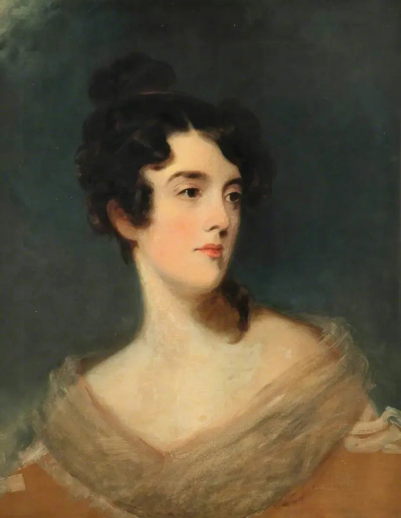 Porträtt av en dam (troligen Eleanor, grevinna av Harborough, 1772–1809) - Thomas Lawrence