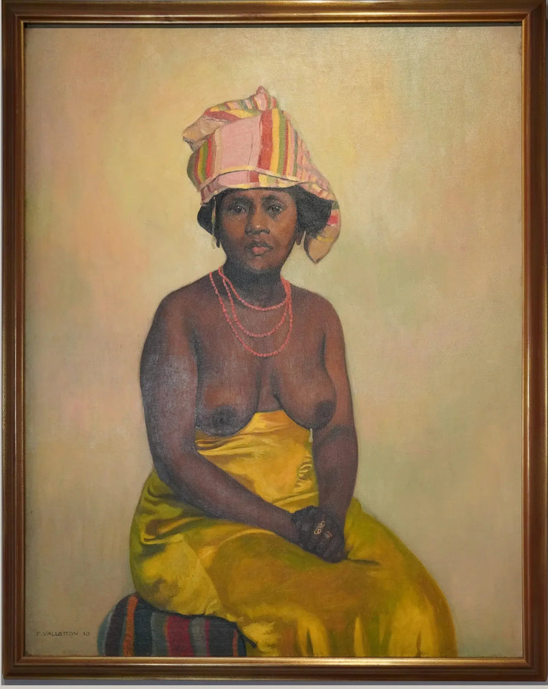 Porträtt av en afrikansk kvinna - Félix Vallotton