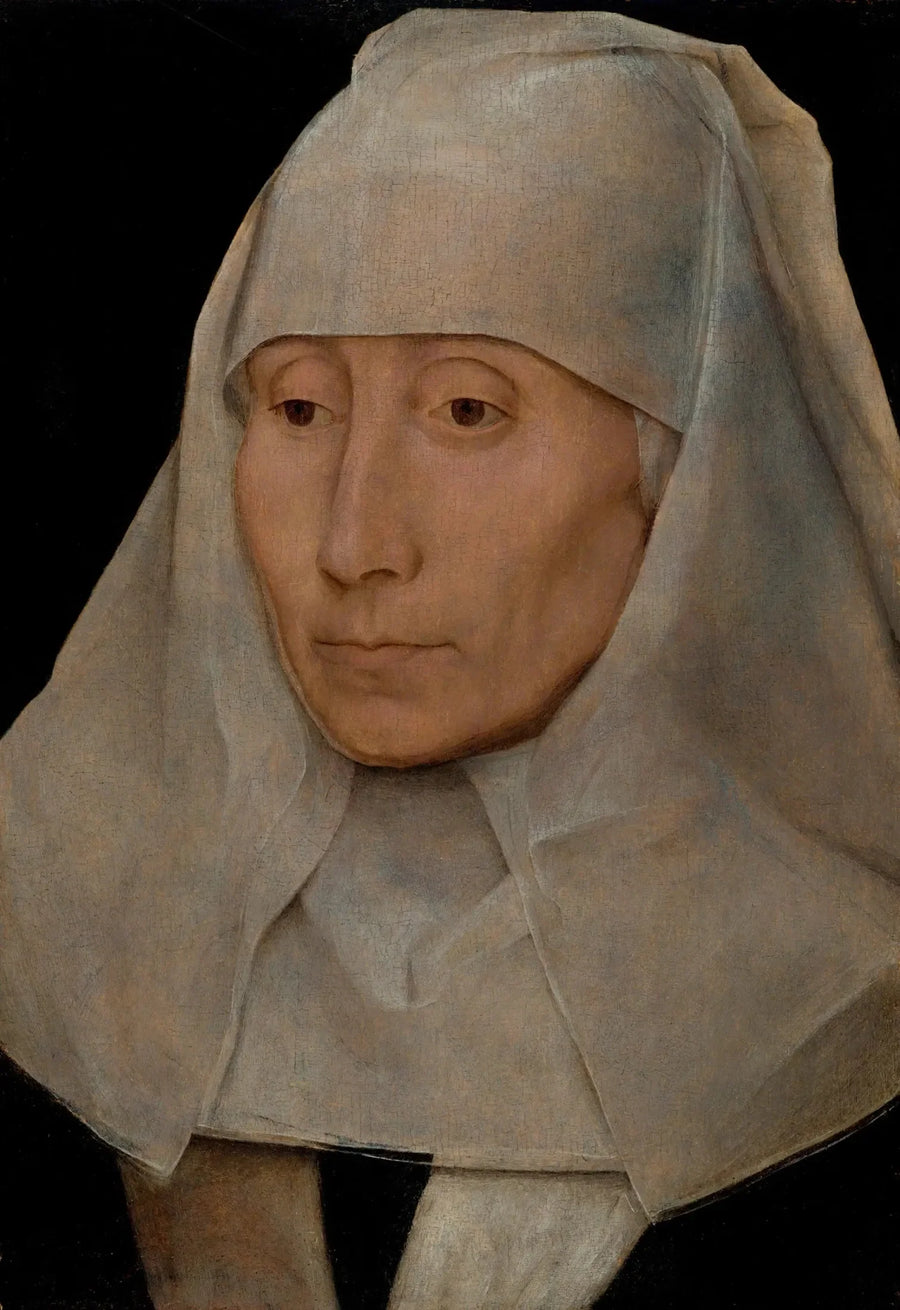 Porträtt av en äldre kvinna - Hans Memling