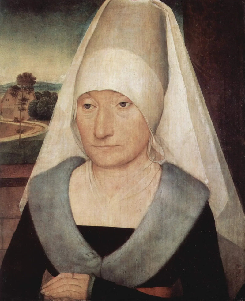 Porträtt av en äldre kvinna - Hans Memling