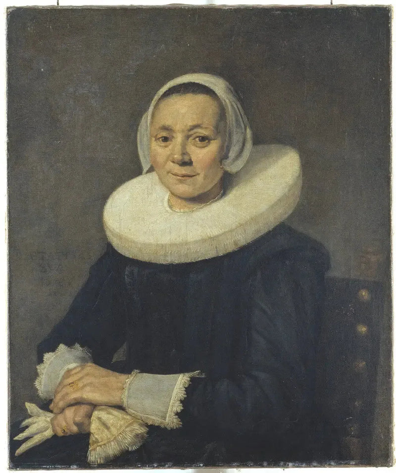 Porträtt av en sittande kvinna - Frans Hals