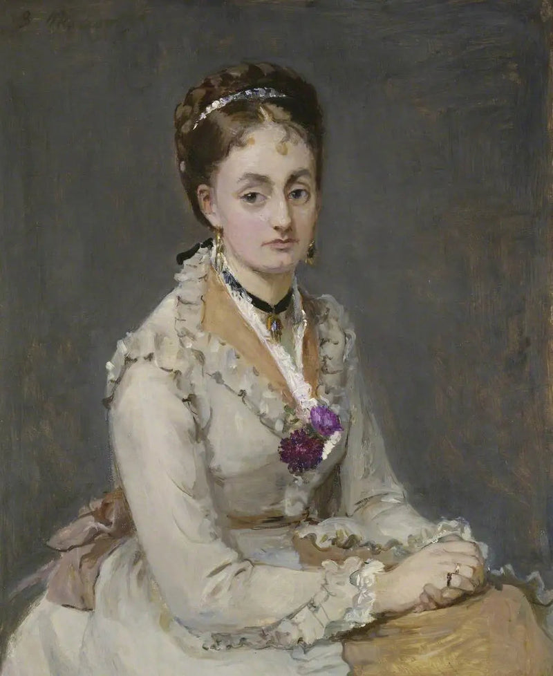 Porträtt av en kvinna - Berthe Morisot
