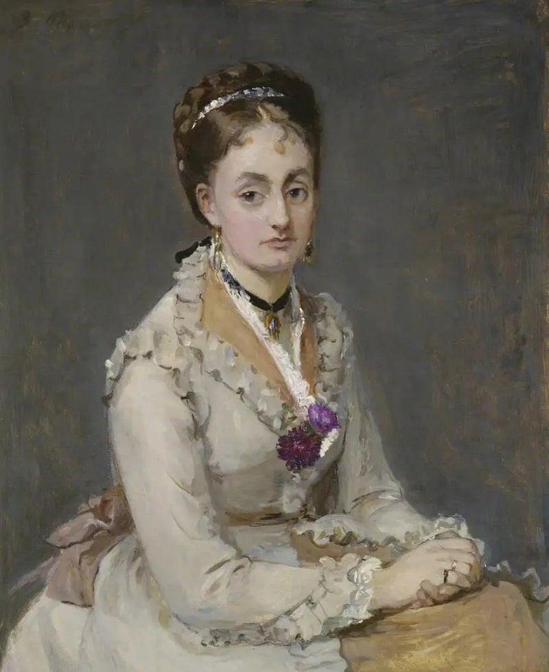Porträtt av en kvinna - Berthe Morisot