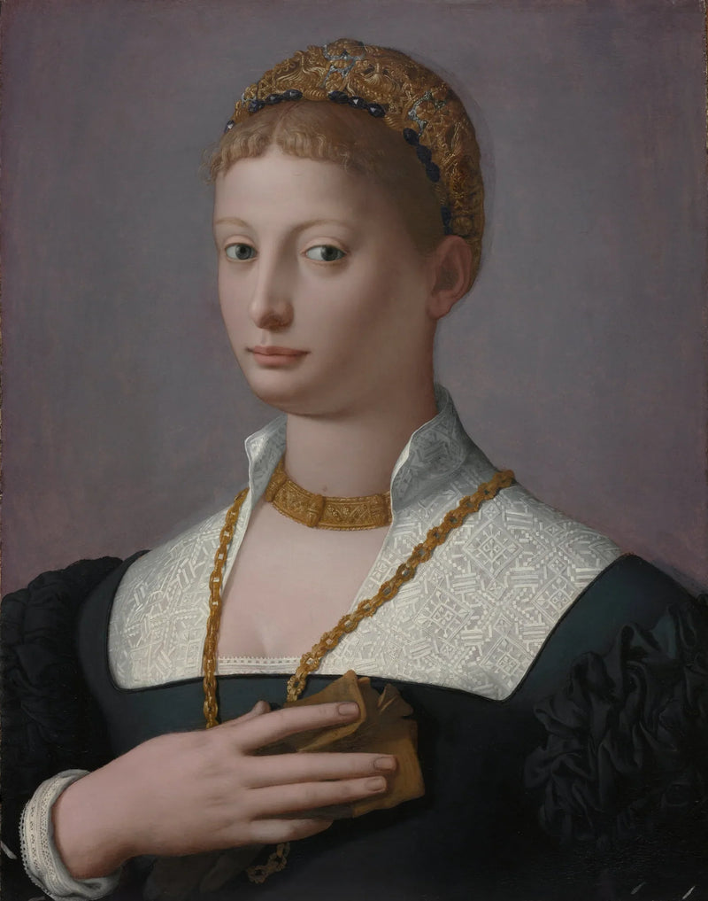 Porträtt av en kvinna - Bronzino