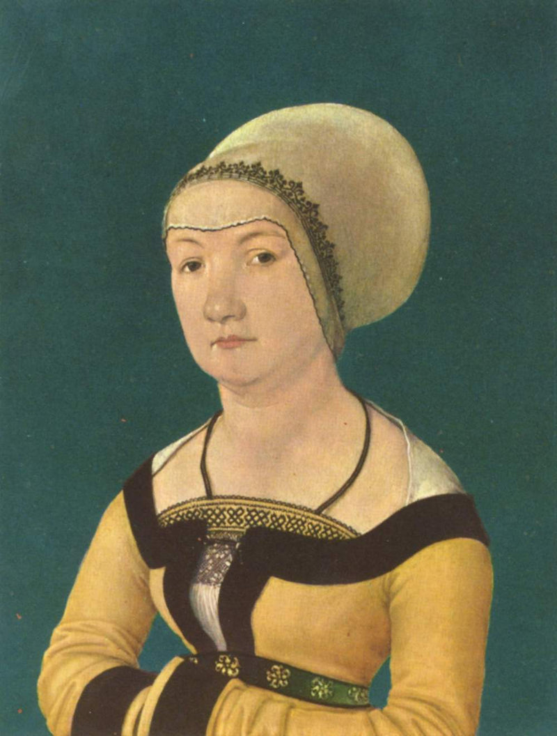 Porträtt av en 34-årig kvinna - Hans Holbein den äldre