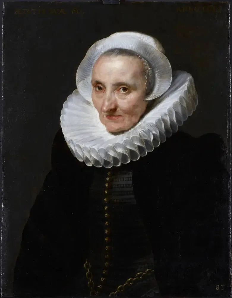 Porträtt av en 60-årig kvinna - Antoine van Dyck