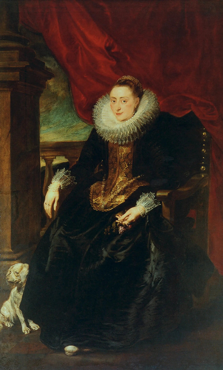 Porträtt av en kvinna från familjen Vinck/Vincque - Antoine van Dyck