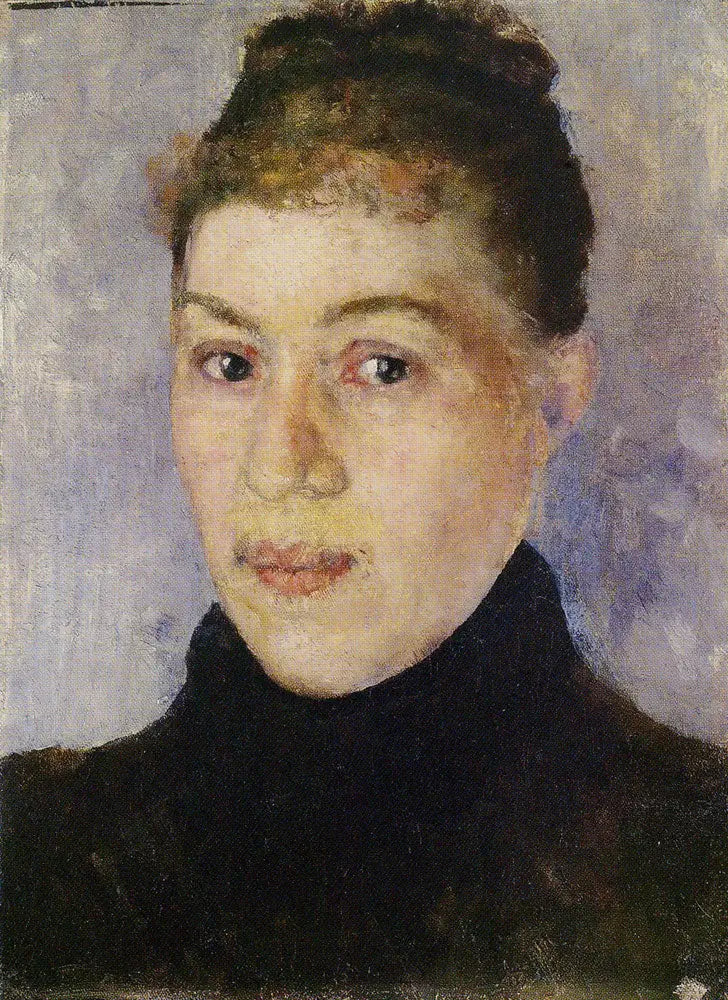 Porträtt av en kvinna - Edvard Munch