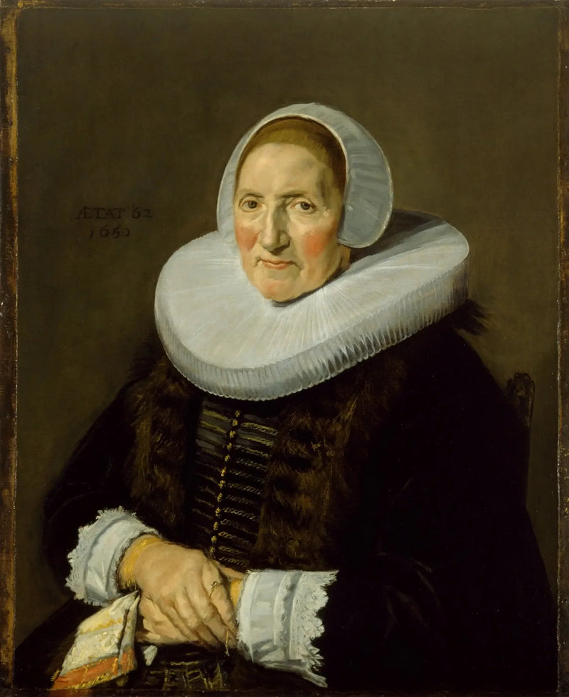 Porträtt av en kvinna - Frans Hals