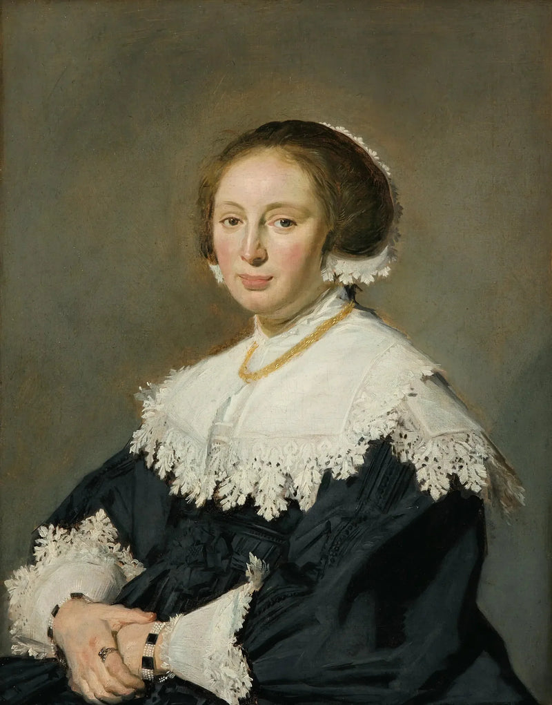 Porträtt av en kvinna - Frans Hals