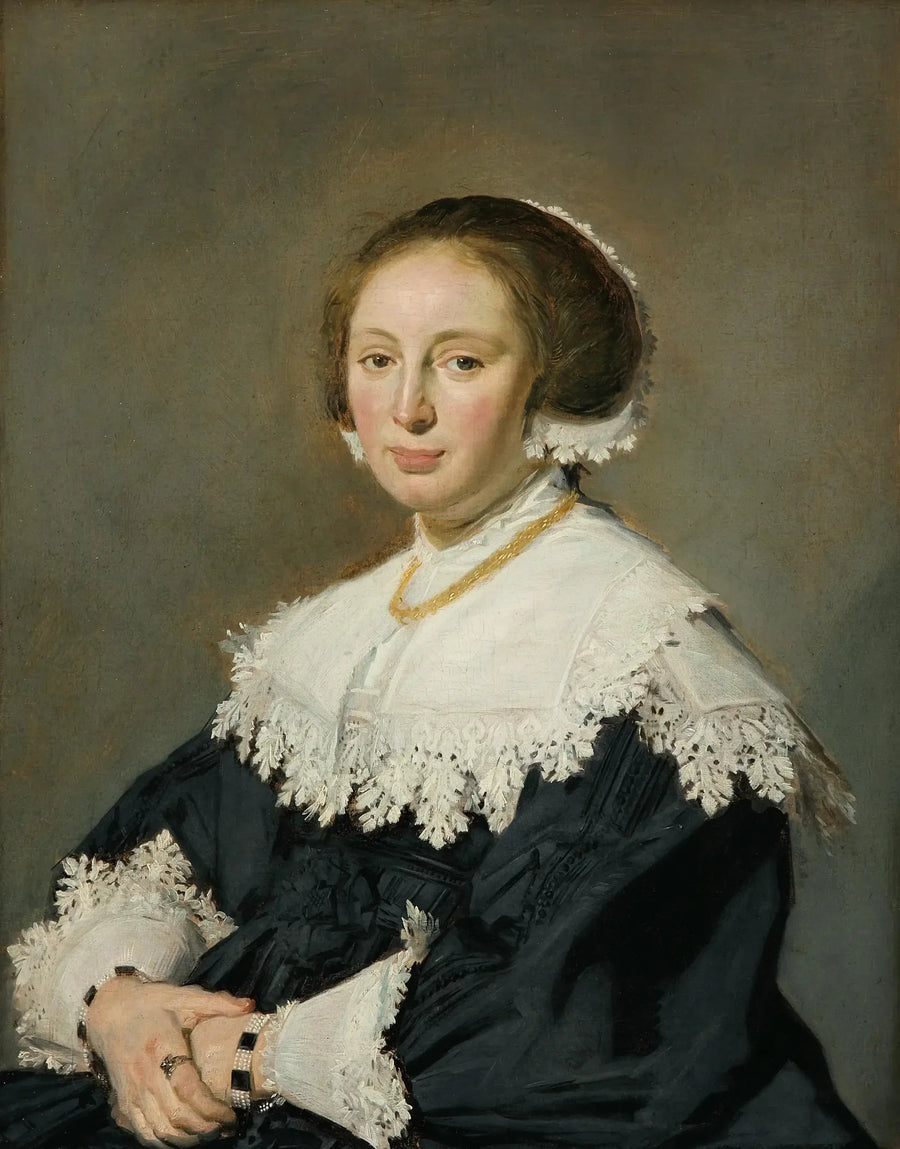 Porträtt av en kvinna - Frans Hals