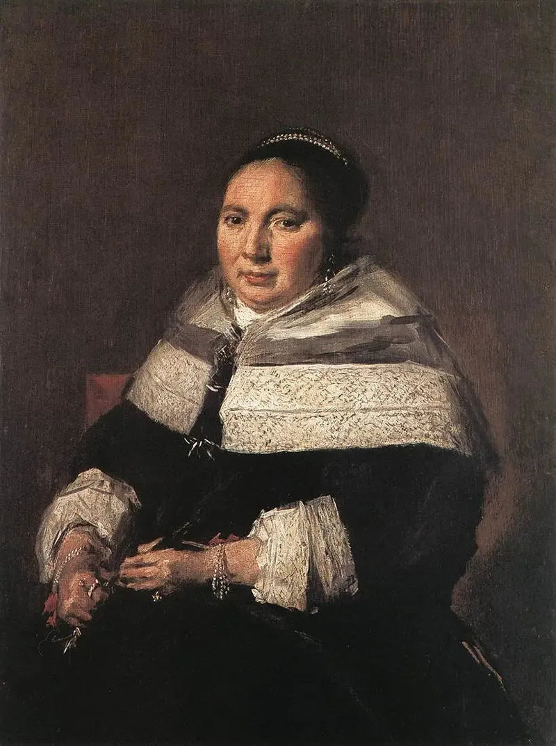 Porträtt av en kvinna - Frans Hals