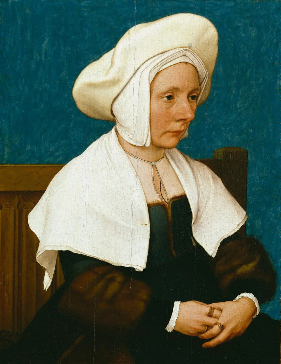 Porträtt av en kvinna - Hans Holbein den yngre