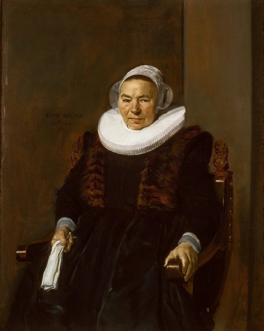 Porträtt av en okänd kvinna - Frans Hals
