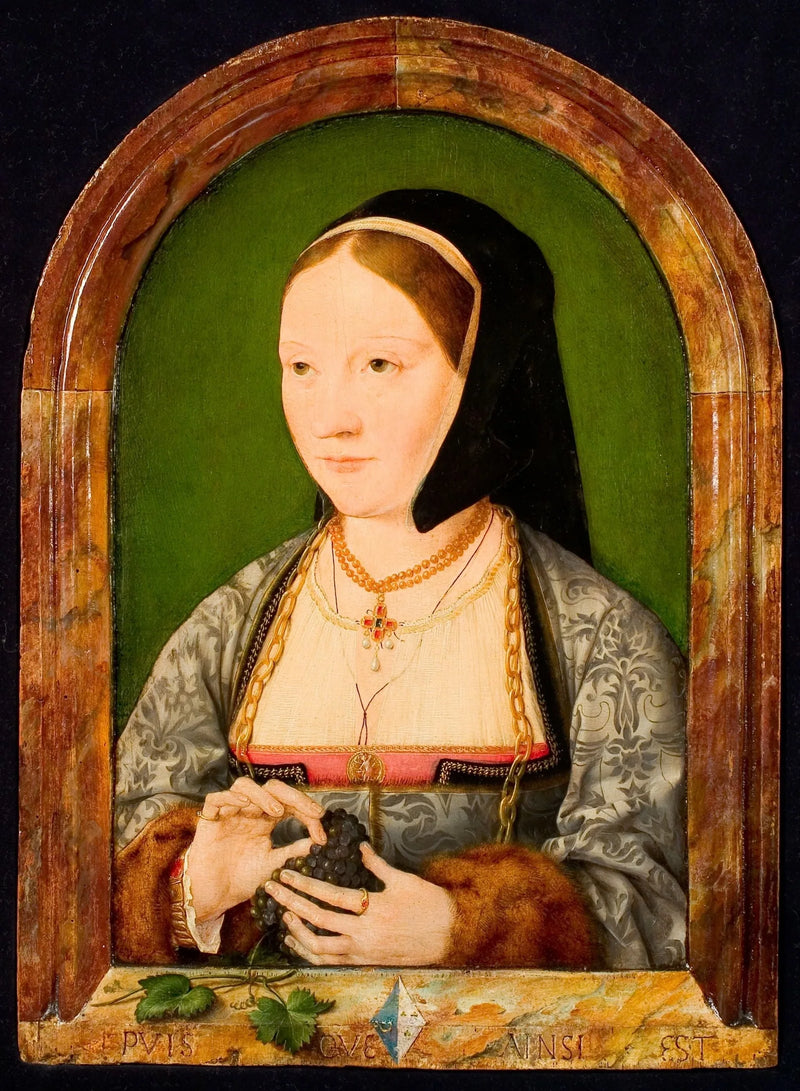 Porträtt av en okänd kvinna - Joos van Cleve