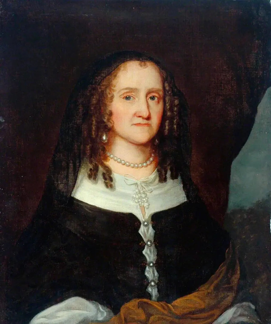 Porträtt av en okänd kvinna (En änkefru) - Antoine van Dyck