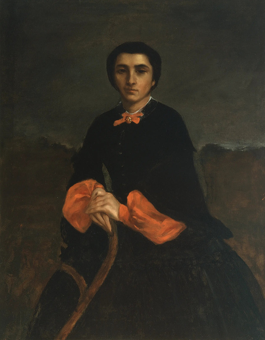 Porträtt av en kvinna: Juliette Courbet - Gustave Courbet