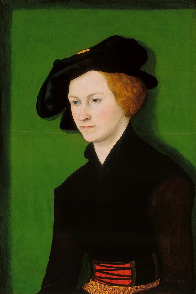 Porträtt av en kvinna - Lucas Cranach den äldre