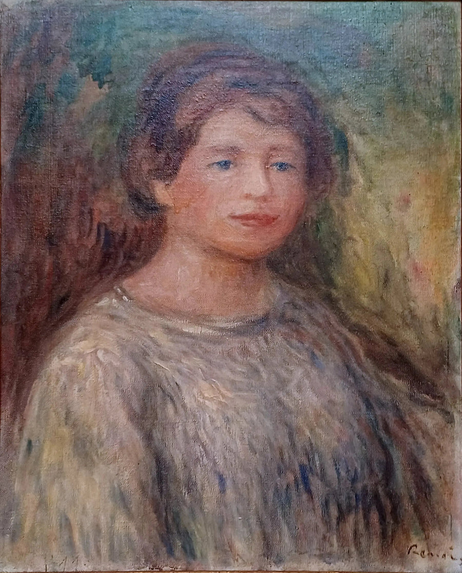 Porträtt av en kvinna - Pierre-Auguste Renoir