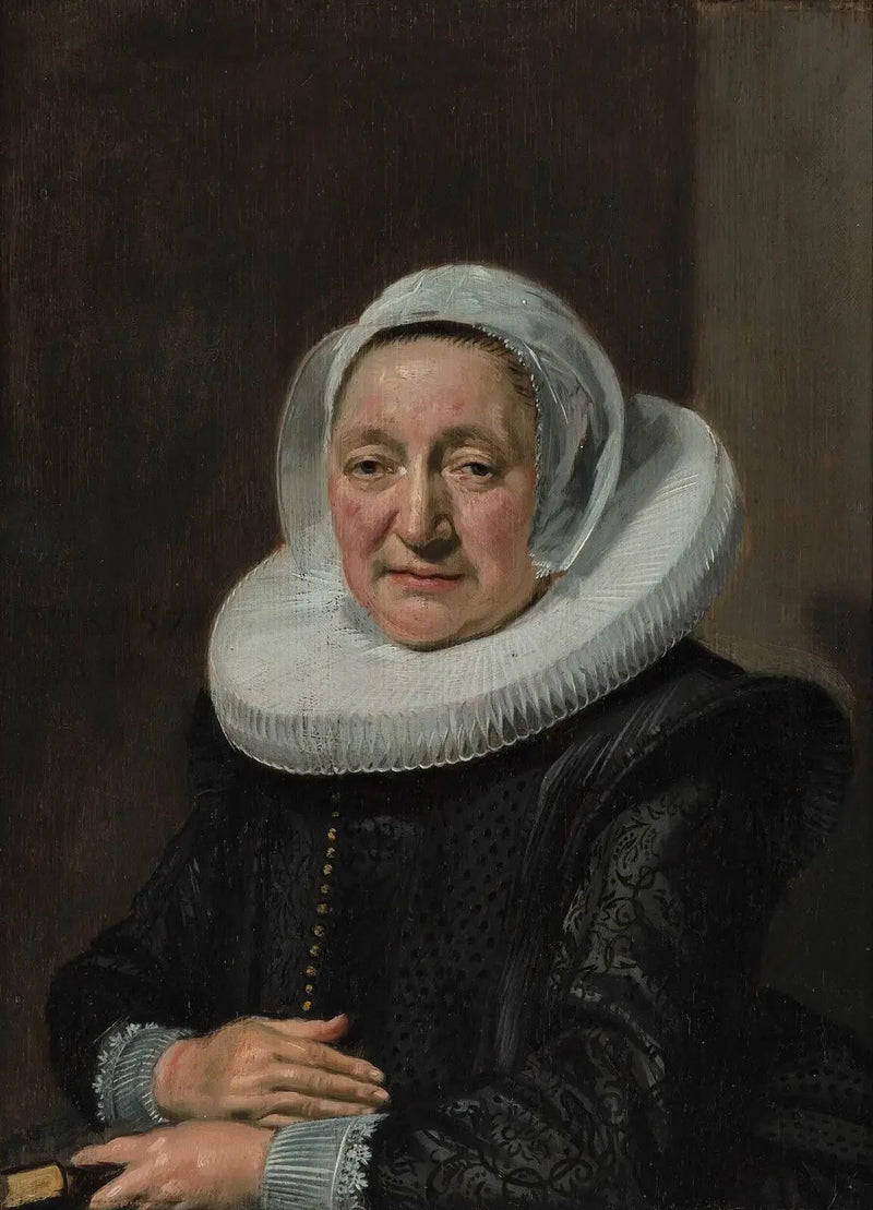 Porträtt av en kvinna, möjligen Judith van Breda - Frans Hals