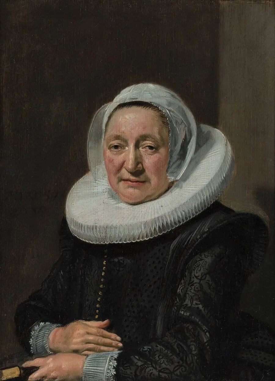 Porträtt av en kvinna, möjligen Judith van Breda - Frans Hals