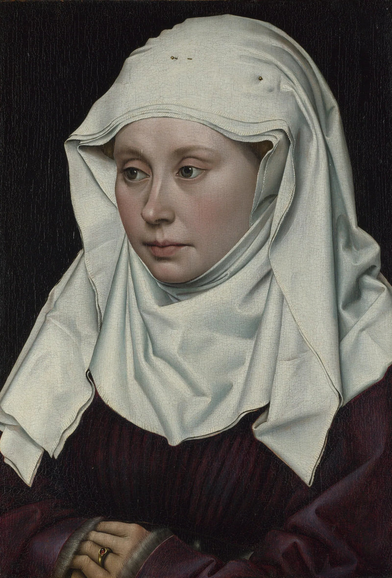 Porträtt av en kvinna - Robert Campin