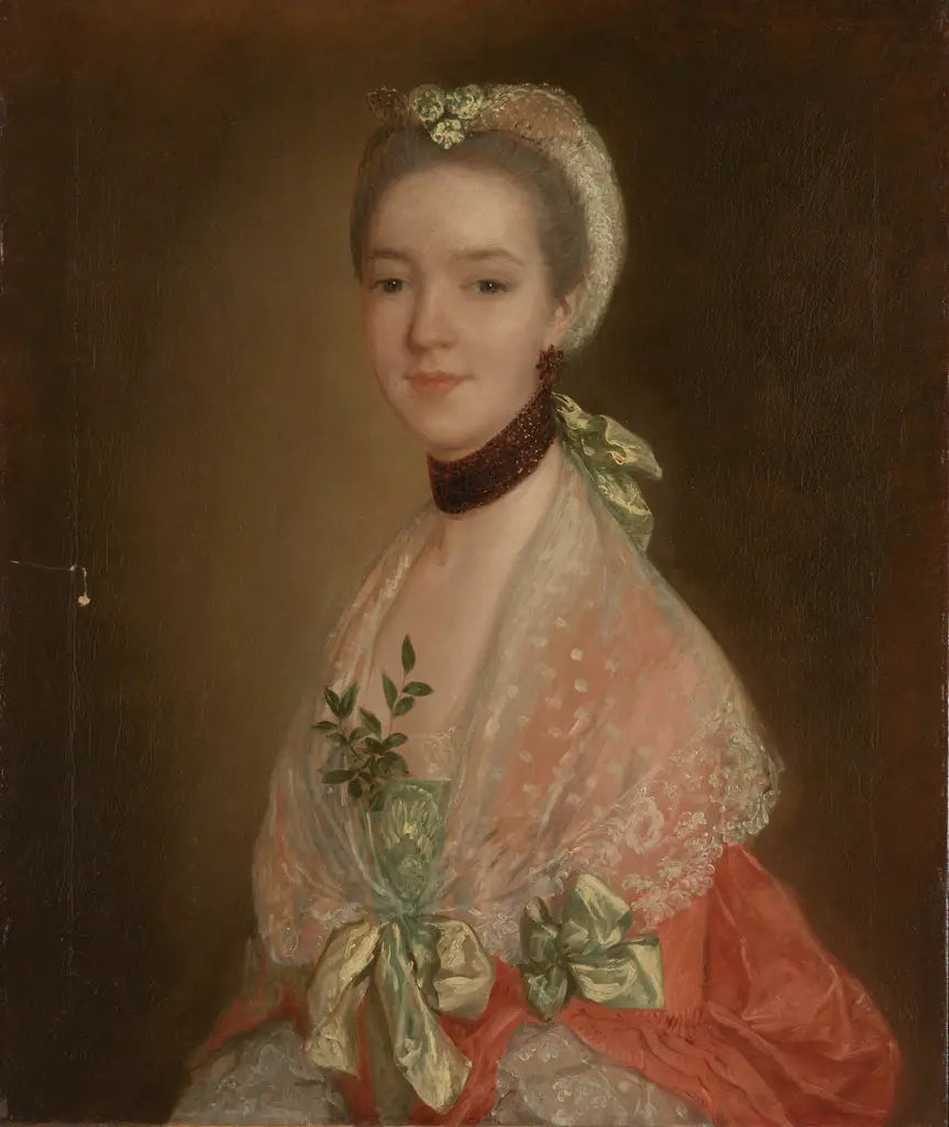 Porträtt av en kvinna - Thomas Gainsborough