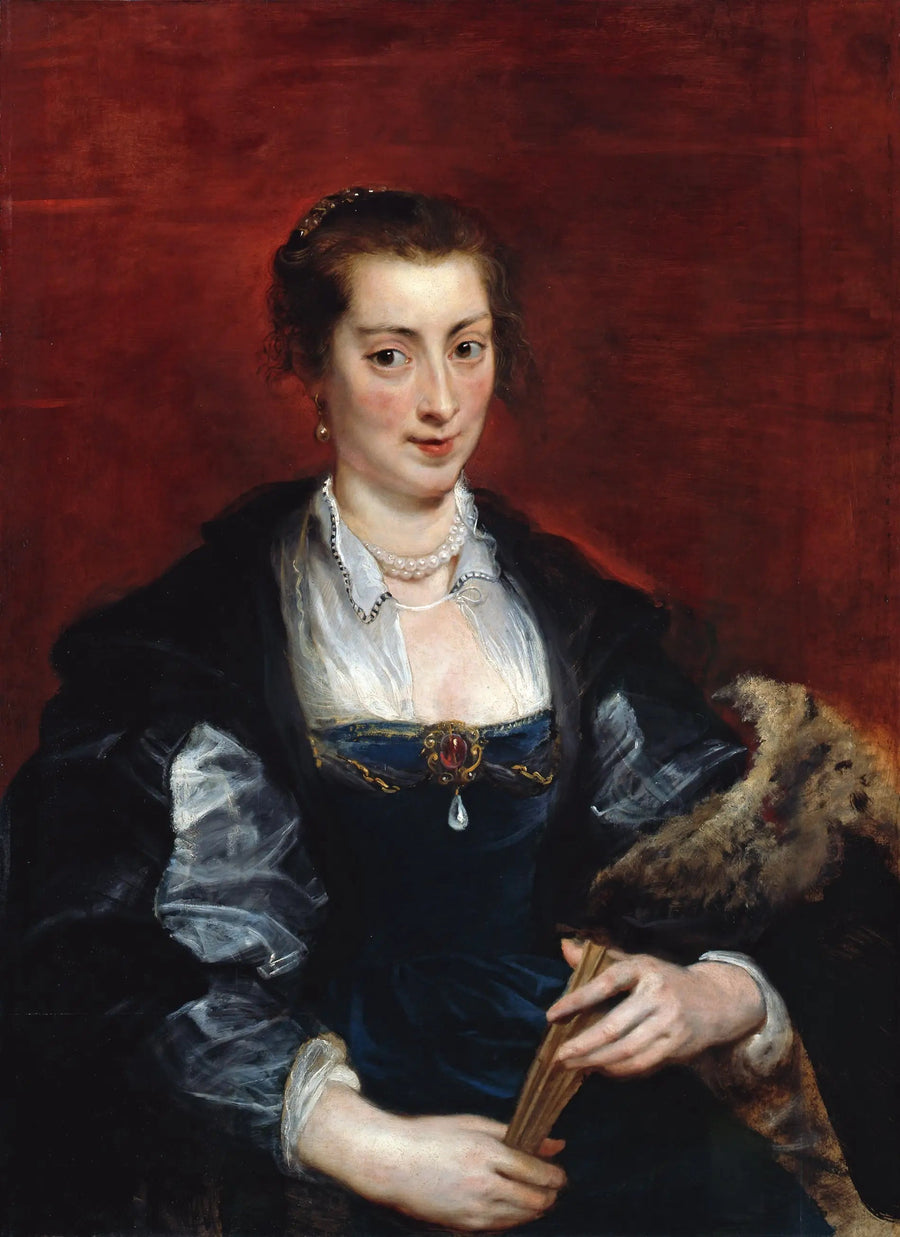 Porträtt av en kvinna, traditionellt identifierad som Isabella Brant - Peter Paul Rubens