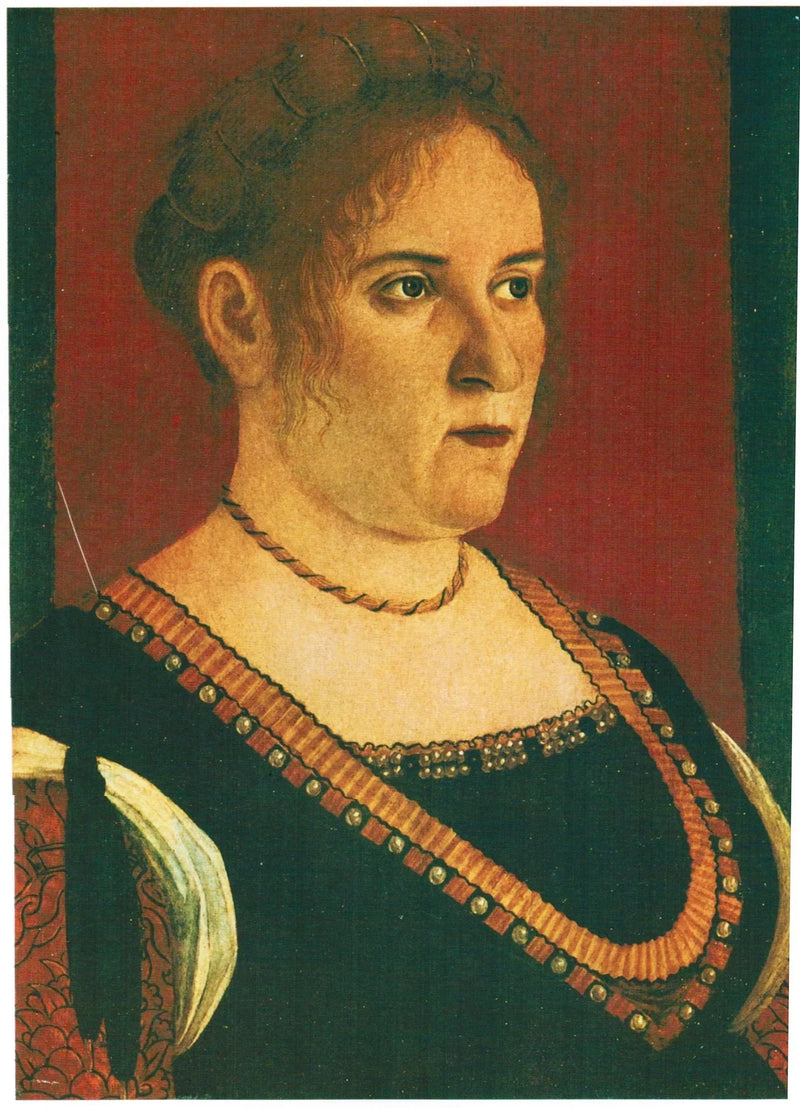 Porträtt av en kvinna - Vittore Carpaccio