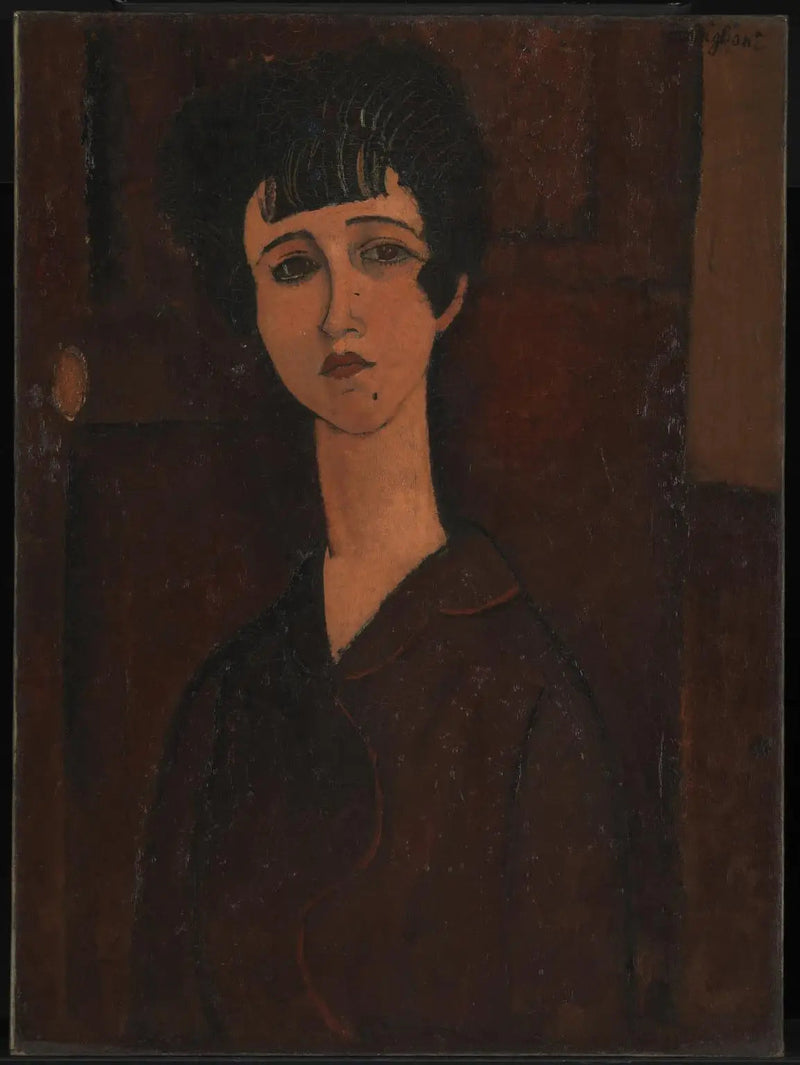Porträtt av en flicka - Amedeo Modigliani