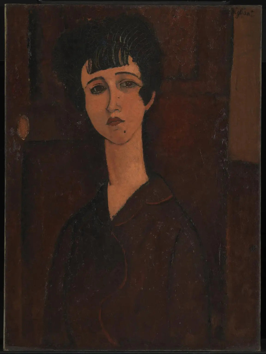 Porträtt av en flicka - Amedeo Modigliani