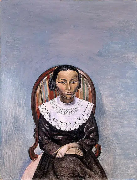 Porträtt av en flicka i svart - André Derain