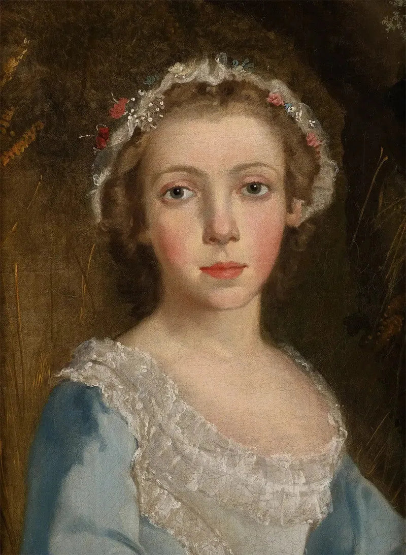 Porträtt av en flicka (fragment av 