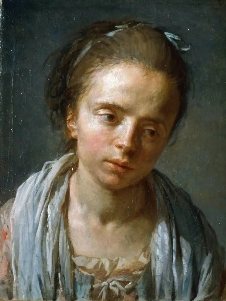 Porträtt av en flicka - Nicolas-Bernard Lépicié