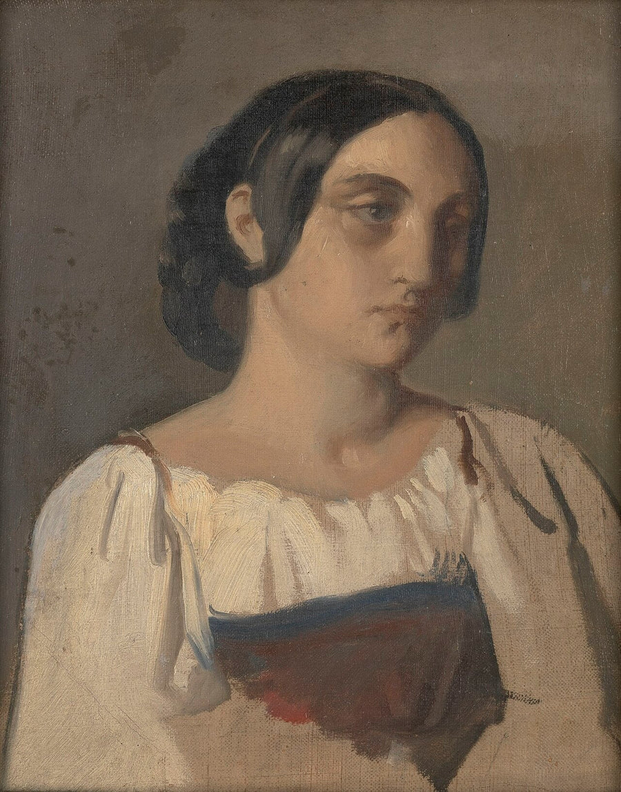 Porträtt av en italienska - Théodore Chassériau