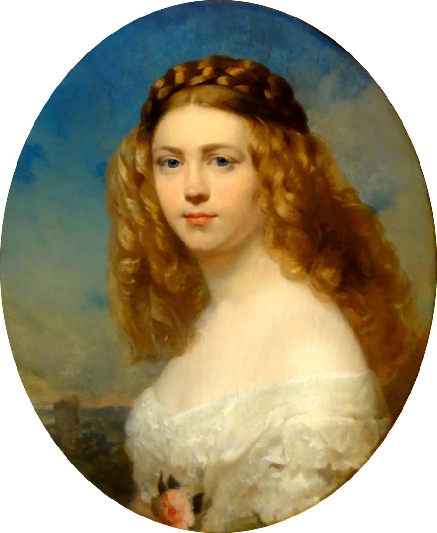 Porträtt av en ung polsk aristokrat (prinsessan Zofia Odescalchi, född Branicka?) - Franz Xaver Winterhalter