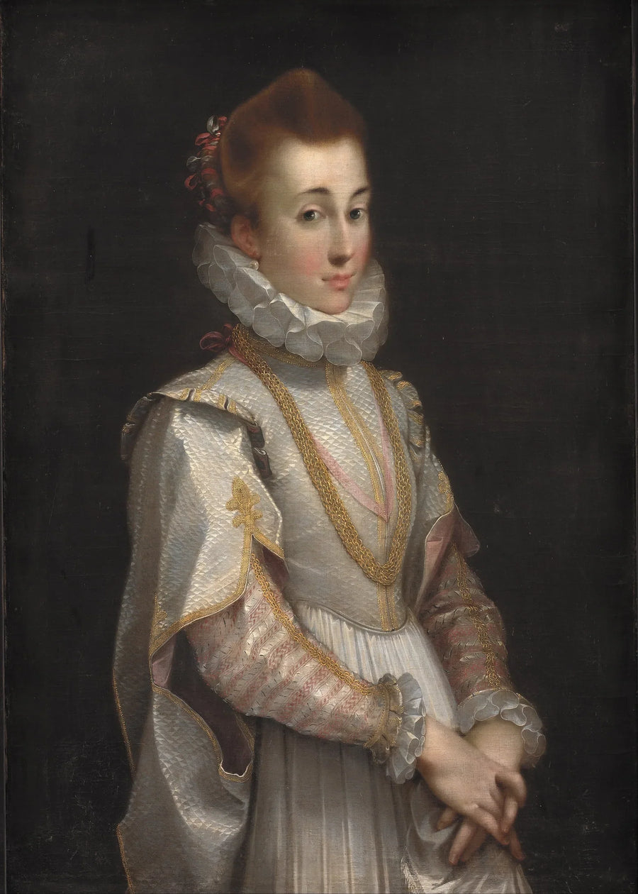 Porträtt av en ung dam - Federico Barroci