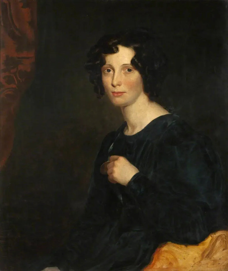 Porträtt av en ung kvinna som sitter - Thomas Lawrence