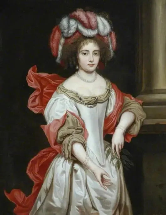 Porträtt av en ung kvinna, Louis XIVs era - Pierre Mignard