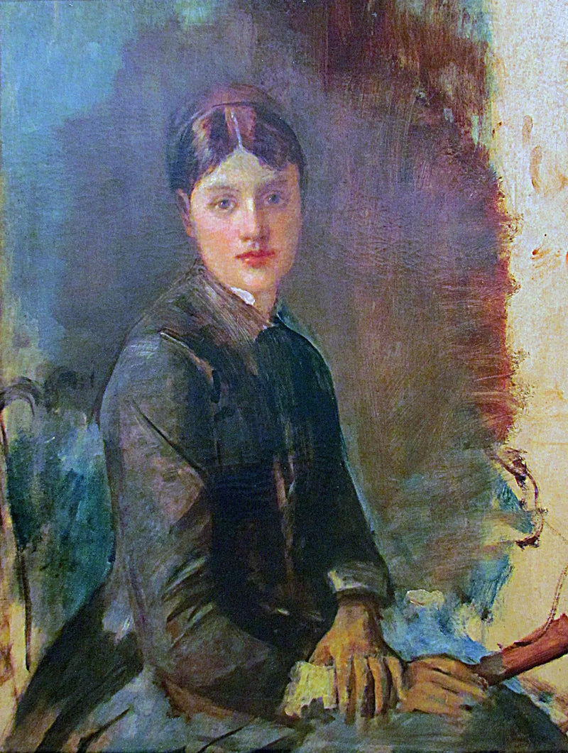 Porträtt av en ung kvinna - Henri de Toulouse-Lautrec