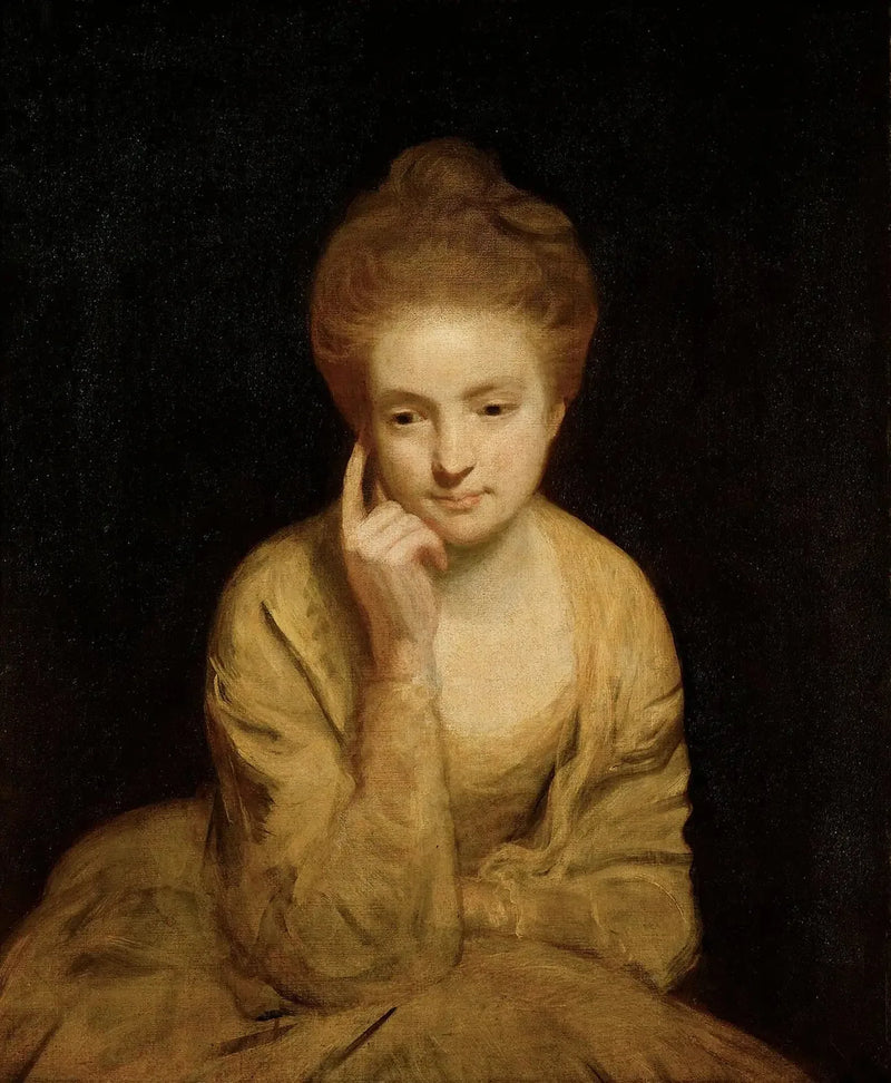 Porträtt av en ung kvinna - Joshua Reynolds