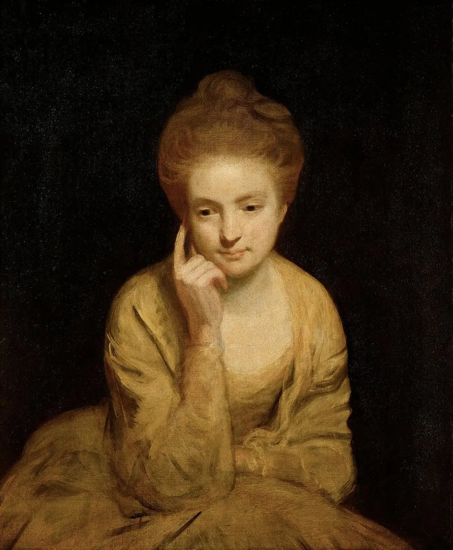 Porträtt av en ung kvinna - Joshua Reynolds