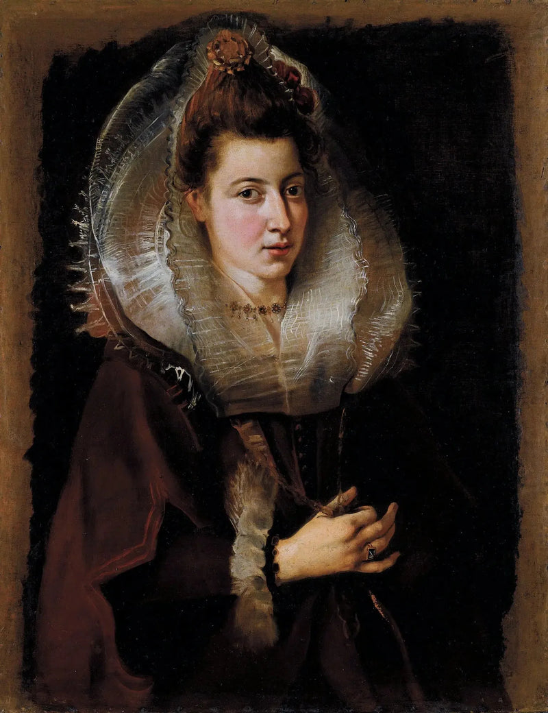 Porträtt av en ung kvinna - Peter Paul Rubens