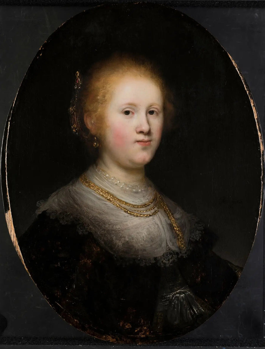Porträtt av en ung kvinna - Rembrandt