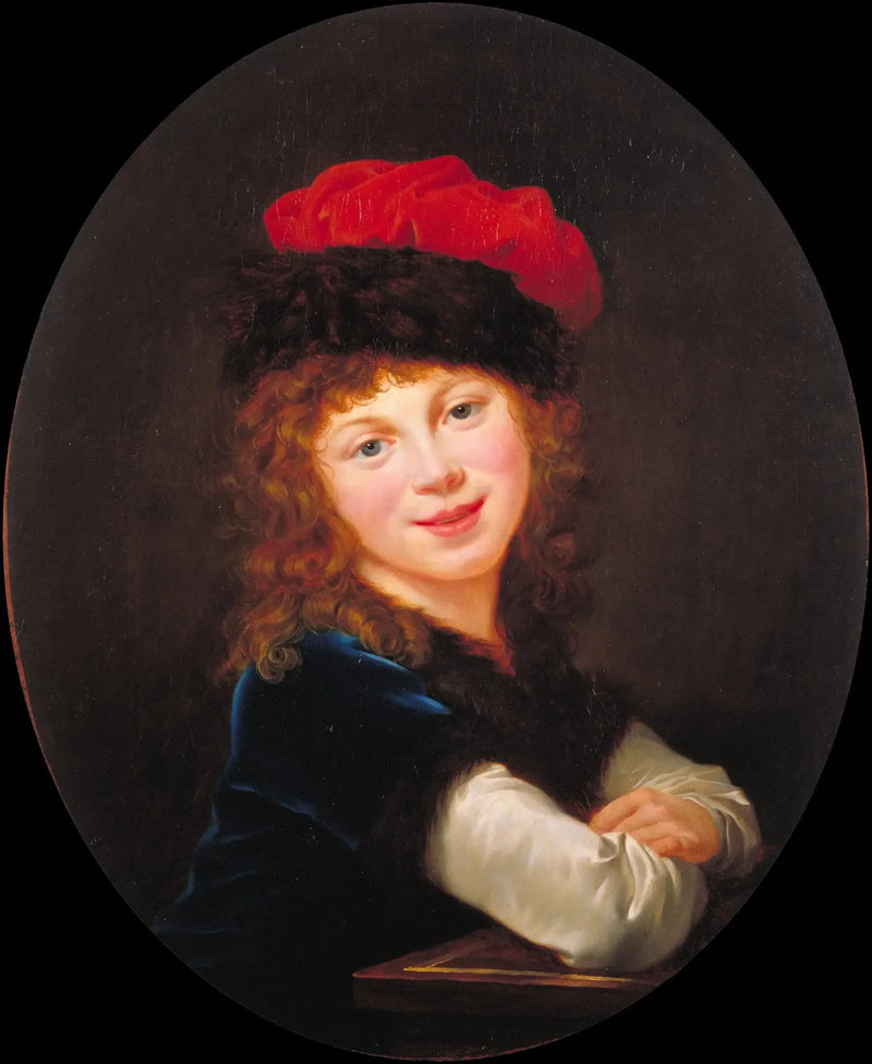Porträtt av en ung flicka - Élisabeth Vigée Le Brun