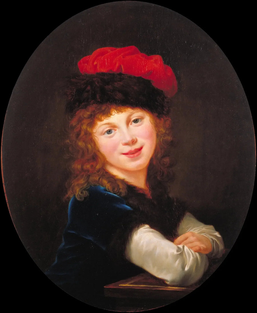 Porträtt av en ung flicka - Élisabeth Vigée Le Brun